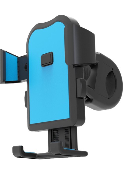 4,5 "-7.2" Telefon Bisiklet Braketi Mavi Için Şok Geçirmez Bisiklet Telefon Tutucu Scooter (Yurt Dışından)