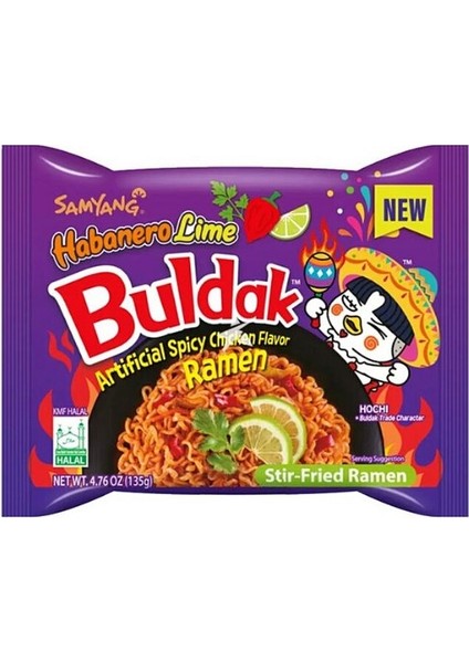 Buldak Habanero Lime Hot Chicken Flavor 135 G