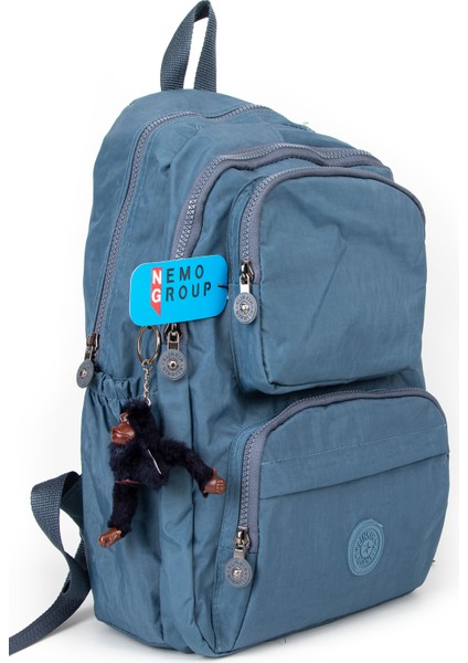 Unisex Orta Boy Suya Dayanıklı Krinkıl Laptop, Seyahat, Okul Çantası modelleri