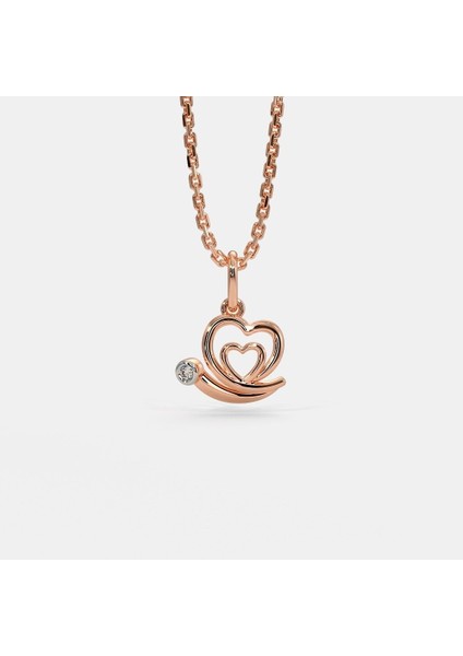 Pırlanta Altın Fantezi Kalp Kolye Venecia fiyatları