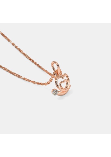 Pırlanta Altın Fantezi Kalp Kolye Venecia modelleri