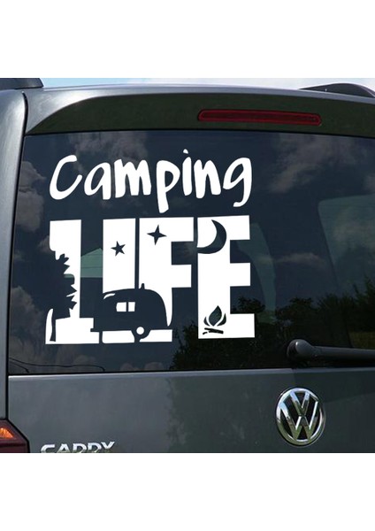 Camping Life, Karavan Camp Sticker, Karavan STICKERI-S1752