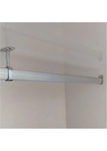 Fsm Oval 140CM Alüminyum Dolap Içi Elbise Askı Borusu Aparatları Vidaları fiyatları