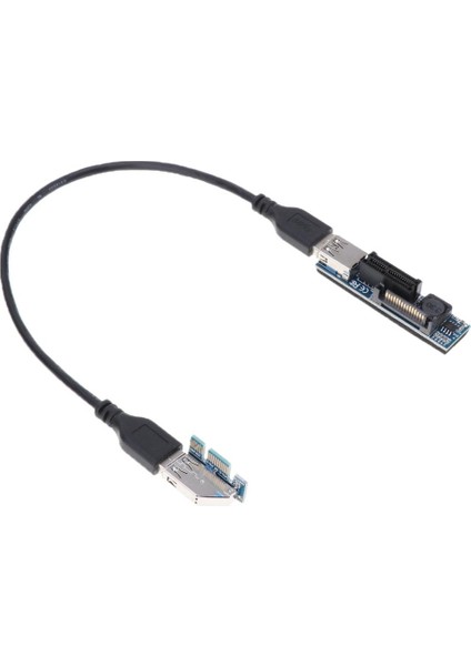 0.3 1x Ila 1x Adaptör Yönlendiricisi Pcı Yuvası Yükseltici Kablosu X4 X8X16 (Yurt Dışından)