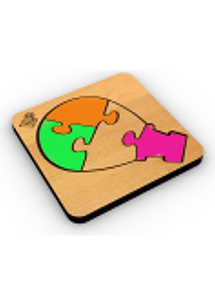 Eğitici Puzzle 4mm Plywood Ahşap Boyanabilir Çocuklar Için - Taşıtlar - denizaltı