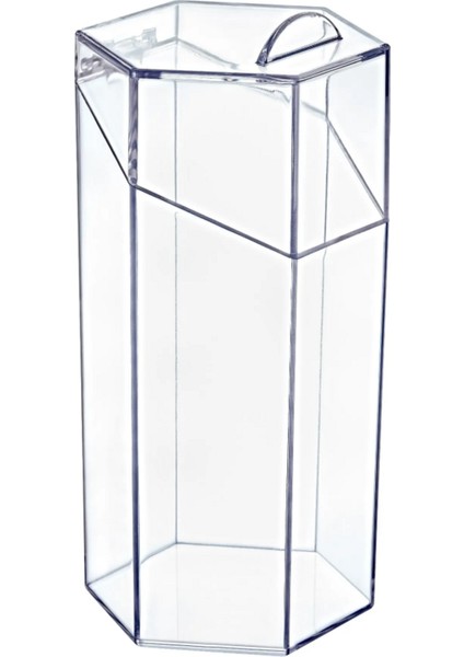 Makyaj Fırçası Düzenleyici Makyaj ve Kozmetik Ürün Organizeri Kutusu Altıgen Kapaklı modelleri