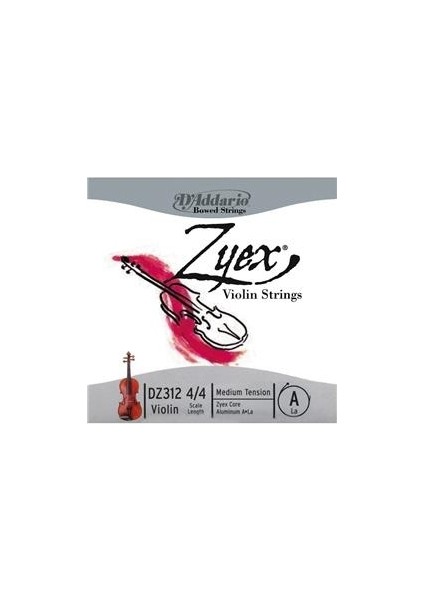 D’addario DZ312 4/4m Zyex A Keman Teli (La)