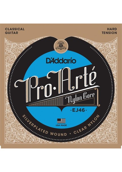 D’addario EJ46 Pro-Arte Nylon Hard Tension Klasik Gitar Teli