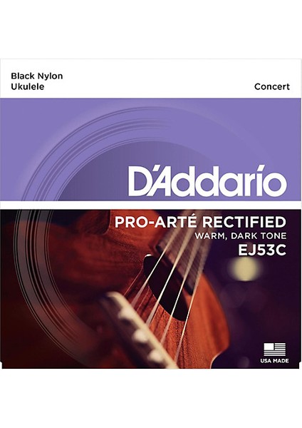 Ukulele Tel Seti, Hawaıan / Concert, Black Nylon,