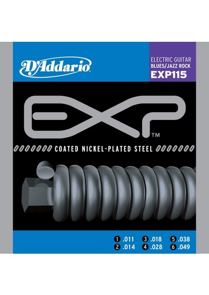 D’addario EXP115 Elektro Gitar Teli (11-49)