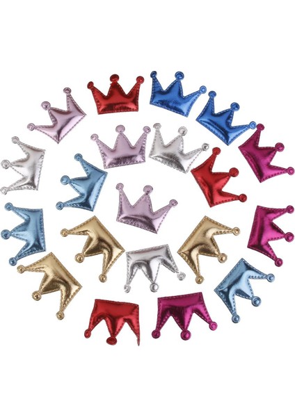 Sevimli Taç Pu Flatback Kızlar Saç Yaylı Aksesuar (Yurt Dışından)