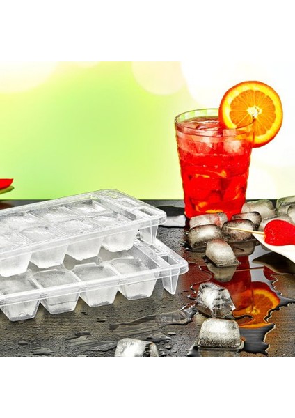 Buz Kalıbı Plastik 16 Bölmeli 2 Adet