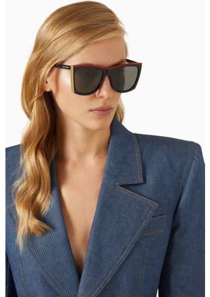 Saint Laurent Güneş Gözlüğü Sl 539 Paloma 001 58-18 fırsatları