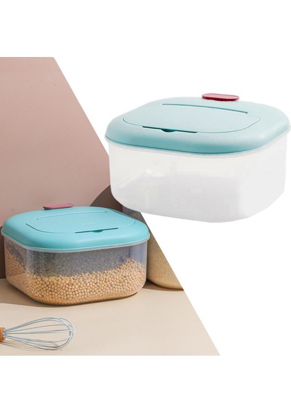 6kg Büyük Pirinç Saklama Kabı Tahıl Dağıtıcı Tahıl Kutusu (Yurt Dışından)