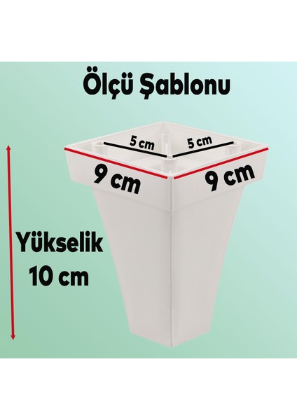 Venüs Lüks Mobilya Kanepe Sehpa Tv Ünitesi Koltuk Ayağı 10 cm Beyaz Baza Ayakları fiyatları