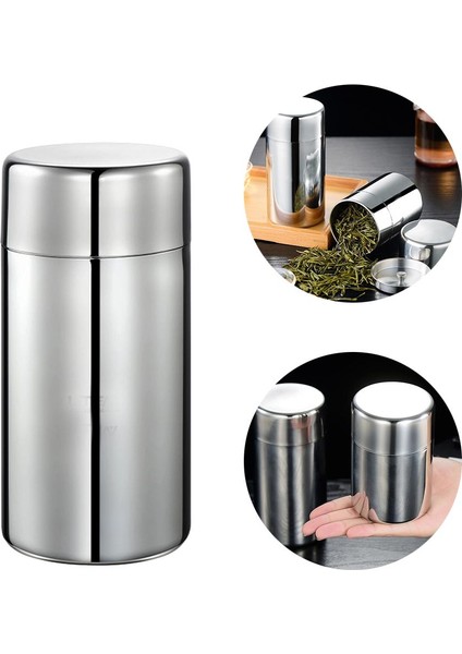 Paslanmaz Çelik Mutfak Depolama Çay Teneke Kutular 550ML 7.5X14.5CM Için Organizatörler (Yurt Dışından)