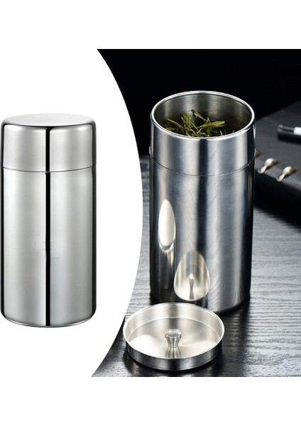 Paslanmaz Çelik Mutfak Depolama Çay Teneke Kutular 550ML 7.5X14.5CM Için Organizatörler (Yurt Dışından)