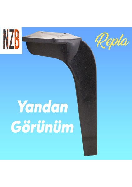 Lüks Mobilya Kanepe Sehpa Tv Ünitesi Koltuk Ayağı 23 cm Siyah Baza Ayak fiyatları