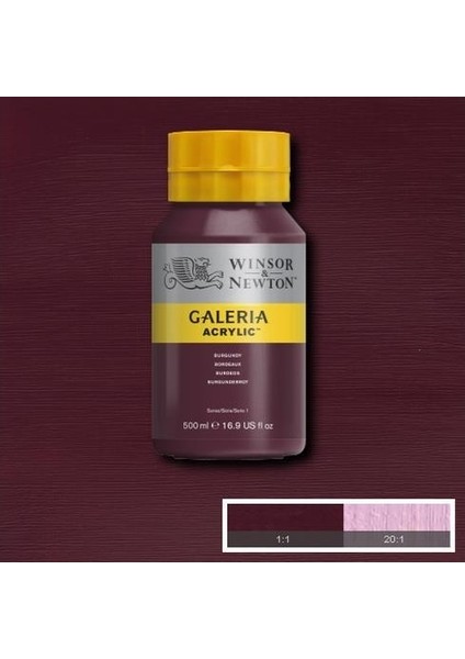 Galeria Akrilik Boya 500ML. 075 Burgundy