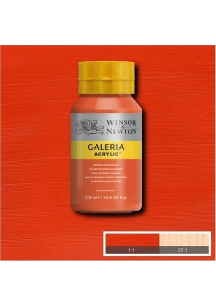 Galeria Akrilik Boya 500ML. 090 Cadmium Orange Hue