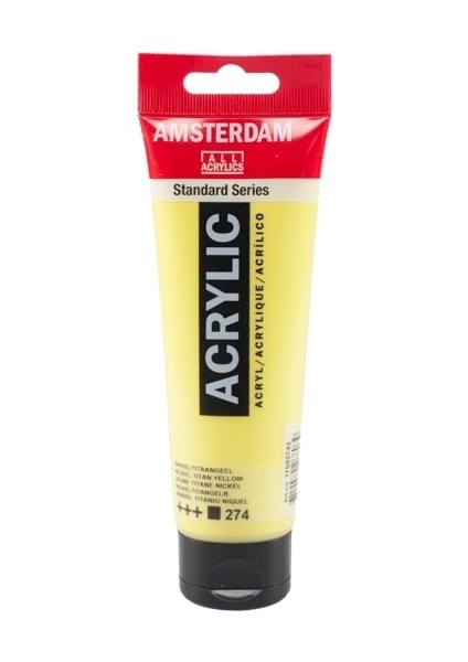Akrilik Boya 120 Ml. 274 Nickel Titanium Yellow
