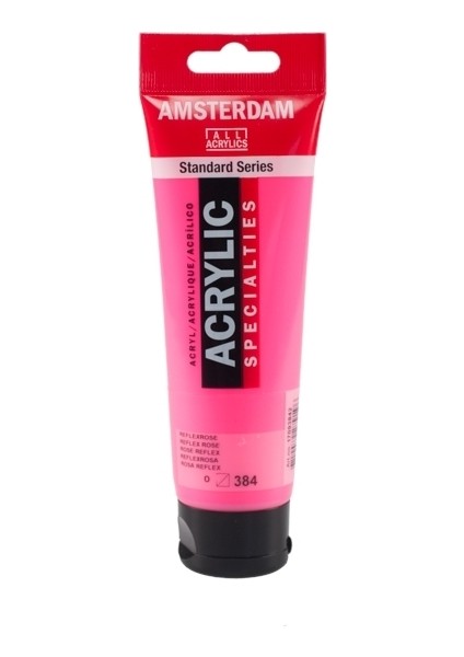 Akrilik Boya 120 Ml. 384 Reflex Rose (Fosforlu)