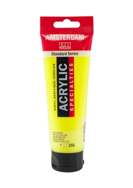 Akrilik Boya 120 Ml. 256 Reflex Yellow (Fosforlu)