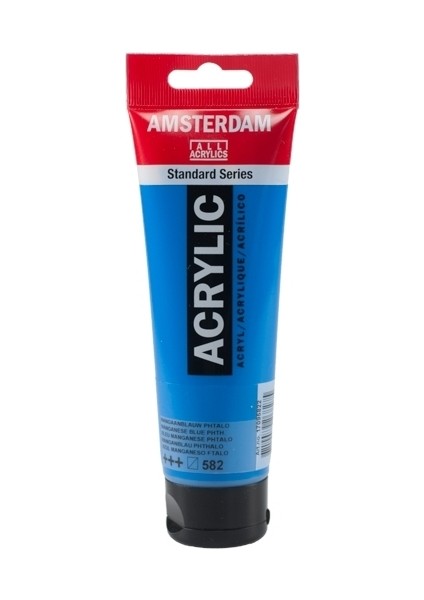 Akrilik Boya 120 Ml. 582 Manganese Blue Phthalo