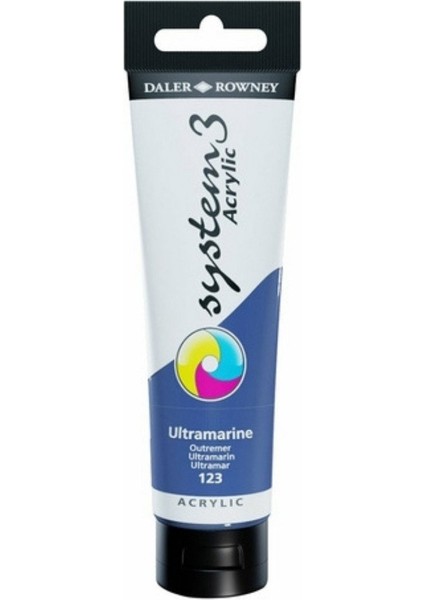 System 3 Akrilik Boya 150ML 123 Ultramarine
