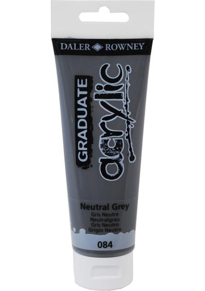 Graduate Akrilik Boya 120ML 084 Natural Grey