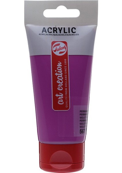 Akrilik Boya 75ML 567 Permanent Red Violet
