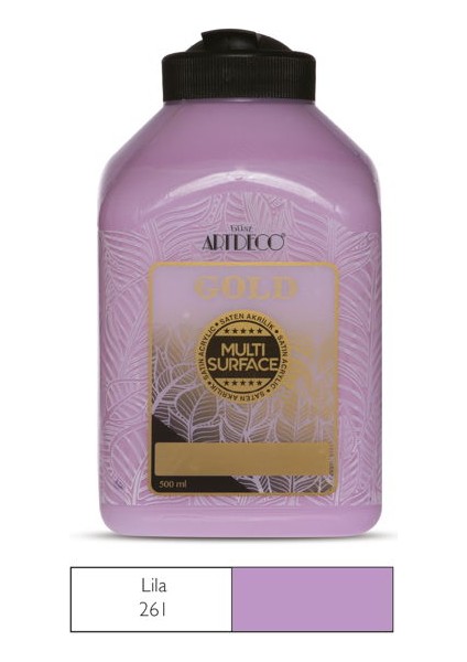 Gold Multi Surface Akrilik Boya 500 Ml. 261 Lila