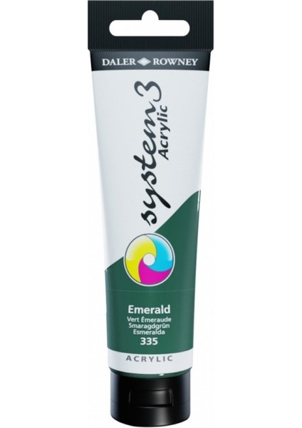System 3 Akrilik Boya 150ML 335 Emerald