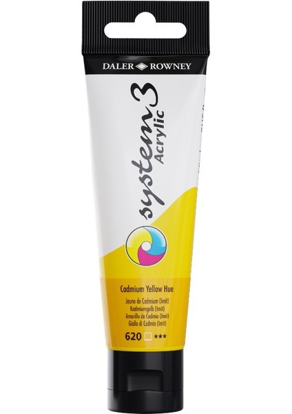 System 3 Akrilik Boya 150ML 620 Cadmium Yellow Hue