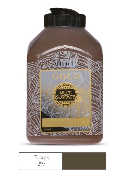 Gold Multi Surface Akrilik Boya 500 Ml. 297 Toprak