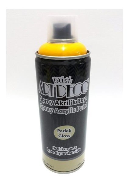 Akrilik Sprey Boya 400 Ml. Güneş Sarı