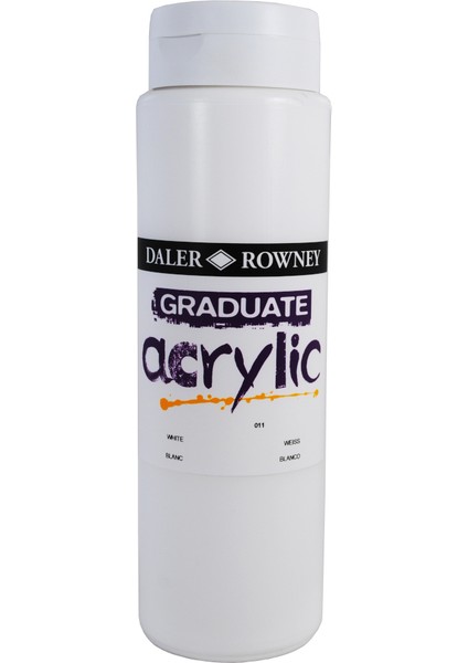 Graduate Akrilik Boya 500ML N:011 White