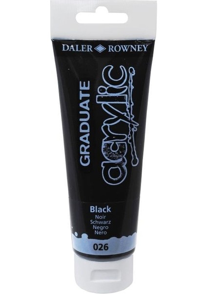 Graduate Akrilik Boya 120ML 026 Black