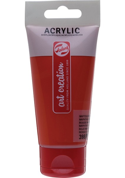 Akrilik Boya 75ML 398 Naphthol Red Light