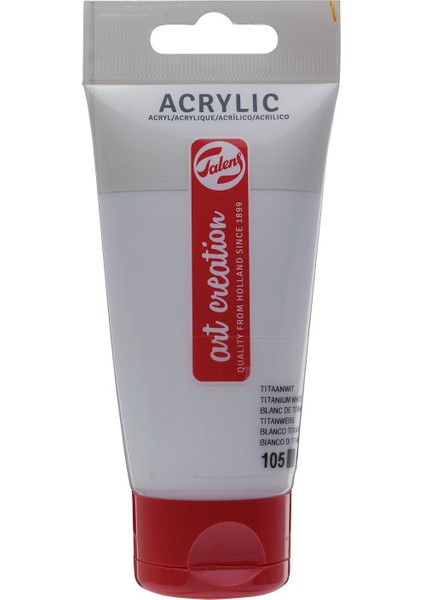 Akrilik Boya 75ML 105 Titanium White