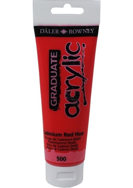 Graduate Akrilik Boya 120ML 500 Cadmium Red Hue