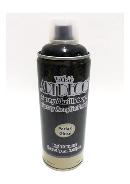 Akrilik Sprey Boya 400 Ml. Siyah