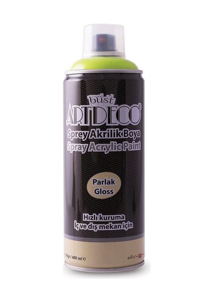 Akrilik Sprey Boya 400 Ml. Limon Yeşili