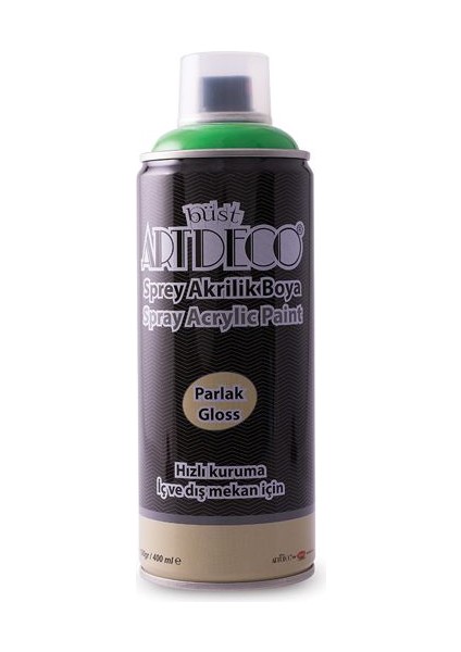 Akrilik Sprey Boya 400 Ml. Elma Yeşili
