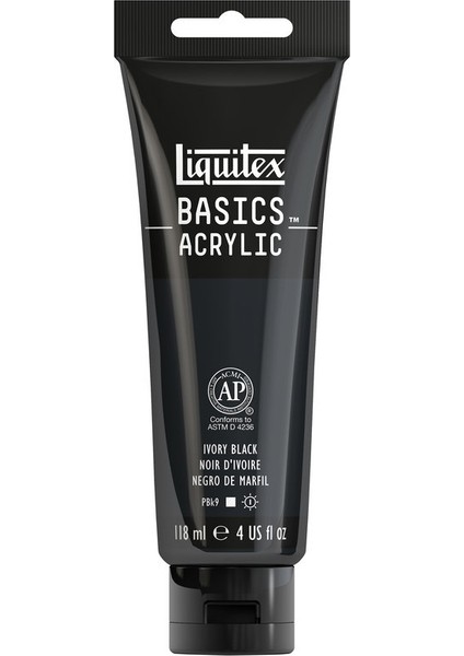 Basics Akrilik 118ML - Ivory Black 244