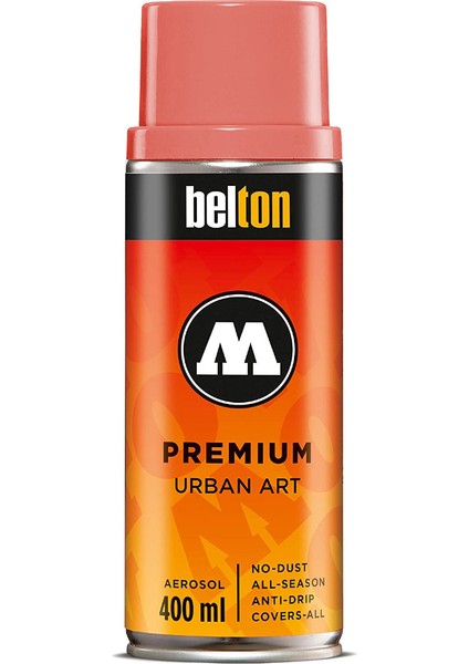 Belton Premium Sprey Boya 400ML N:030 Vermilion