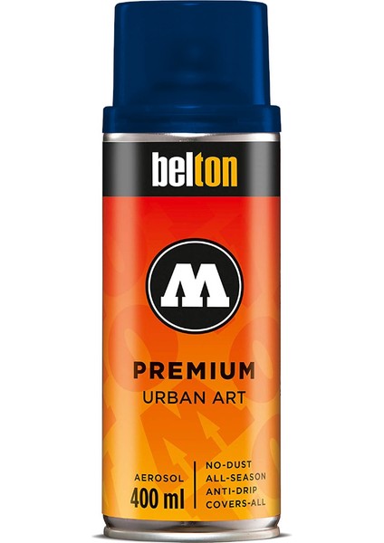 Belton Premium Sprey Boya 400ML N:242 Transparent Ultramarine Blue