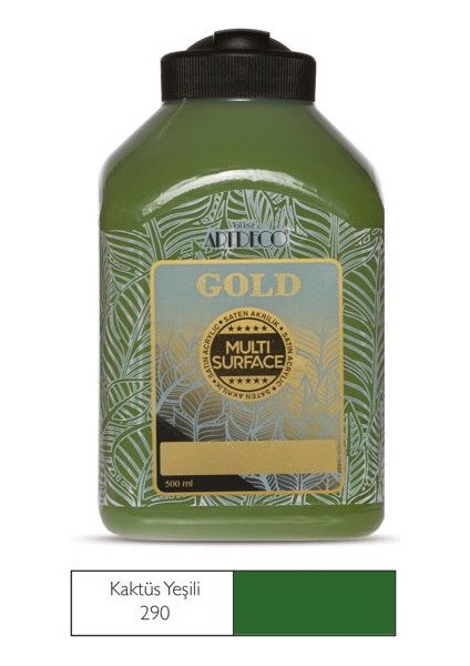 Gold Multi Surface Akrilik Boya 500 Ml. 295 Kahverengi