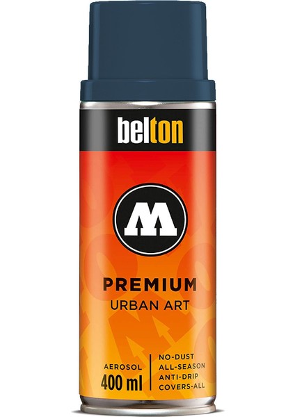 Belton Premium Sprey Boya 400ML N:214 Toast Signal Black