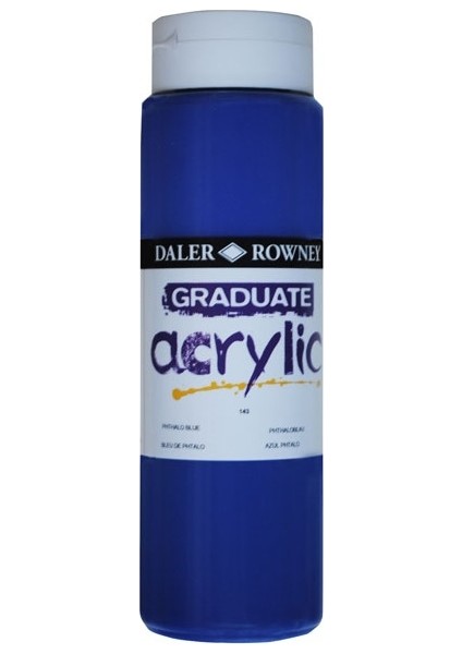 Graduate Akrilik Boya 500ML N:143 Phthalo Blue